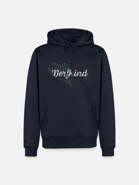 Dorfkind - Männer Premium Bio Hoodie - Navy