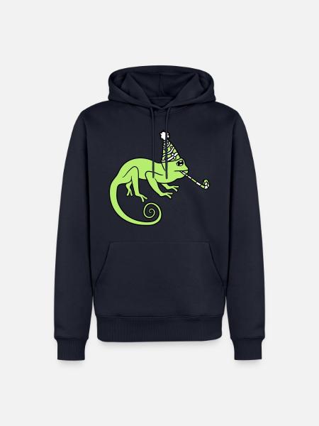 traurig geburtstag alleine feiern geschenke party - Männer Premium Bio Hoodie - Navy
