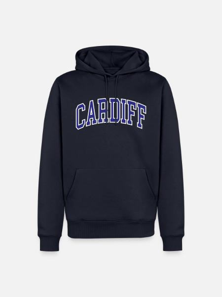 Cardiff - Men’s Premium Organic Hoodie - navy