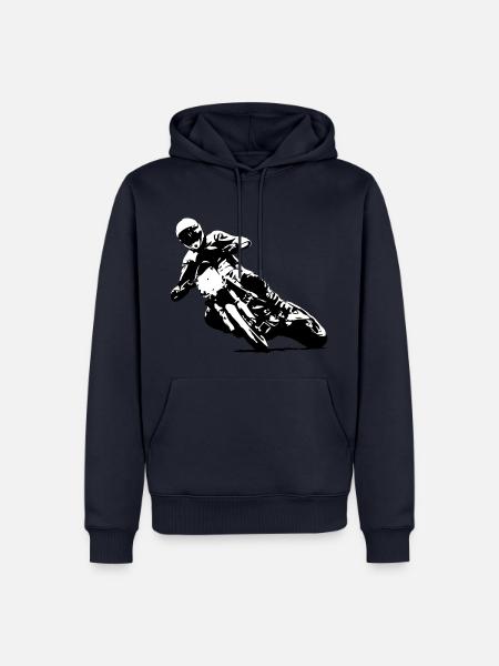 Supermoto - Männer Premium Bio Hoodie - Navy