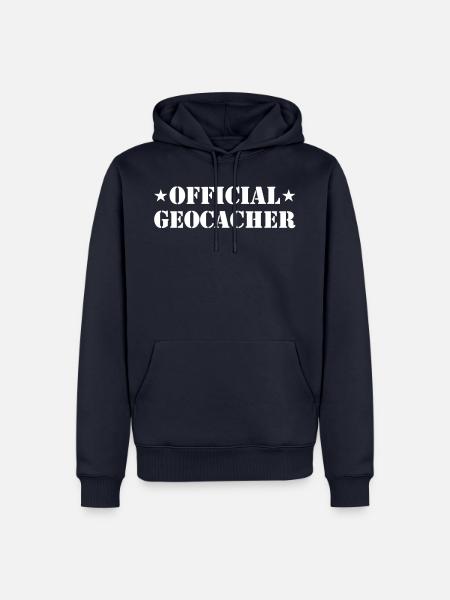 Official Geocacher - Männer Premium Bio Hoodie - Navy