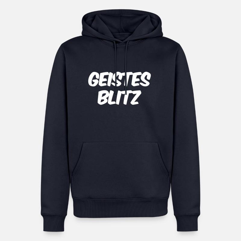 ich hatte eine super Idee - Männer Premium Bio Hoodie - Navy