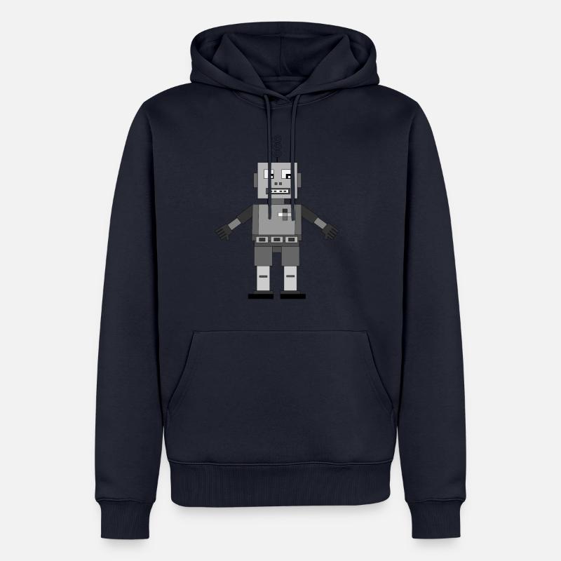 Robert, der Roboter - Männer Premium Bio Hoodie - Navy