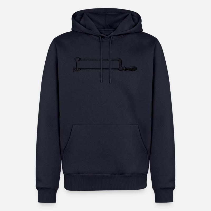 charpentier menuisier charpentier charpentier joiner24 - Sweat à capuche Premium bio Homme - bleu marine