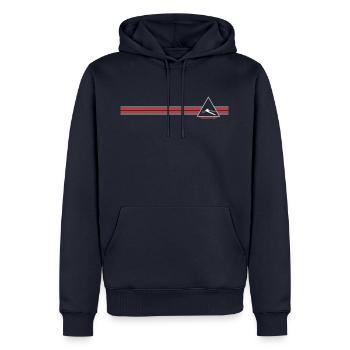 Rudern - Männer Premium Bio Hoodie - Navy - Vorne - Nico (187cm)