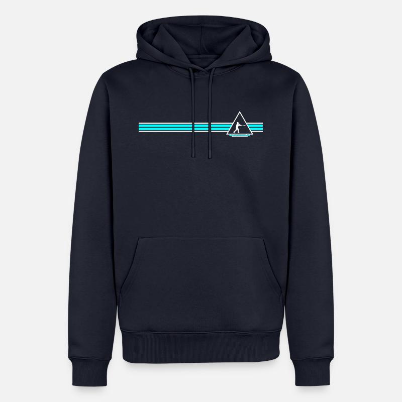 base-ball - Sweat à capuche Premium bio Homme - bleu marine