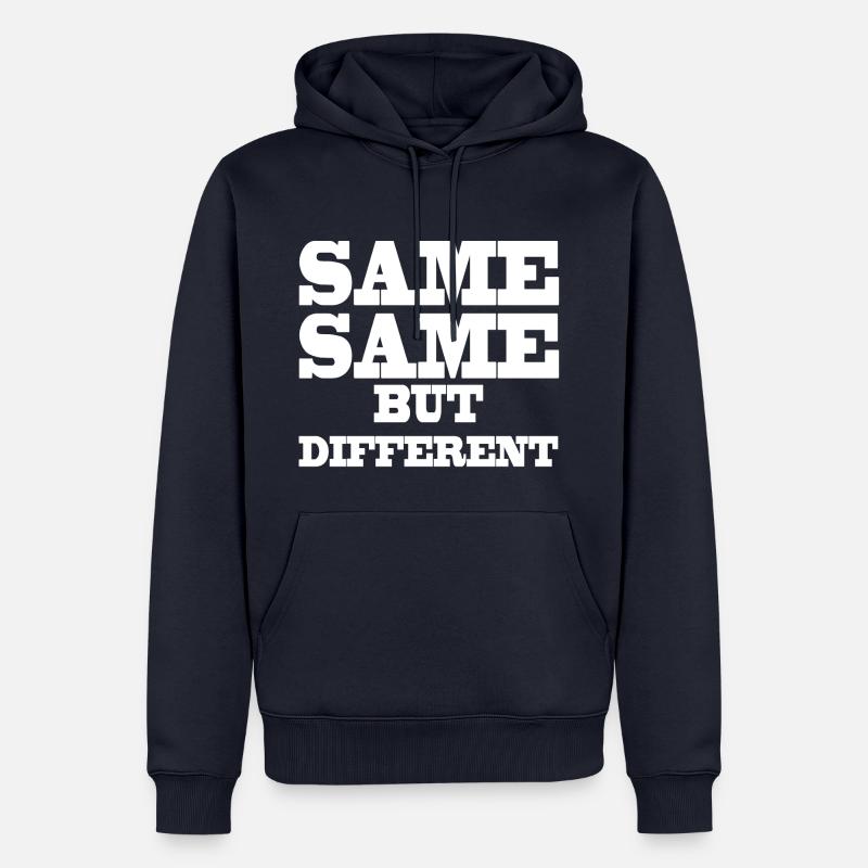 Same Same but Different - Sweat à capuche Premium bio Homme - bleu marine