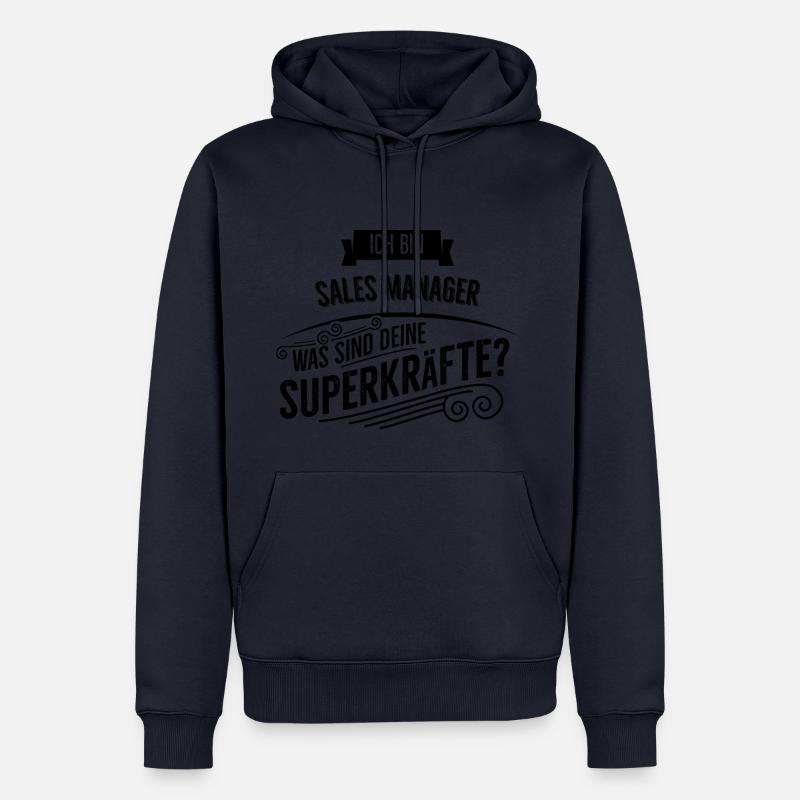 Sales Manager - Männer Premium Bio Hoodie - Navy