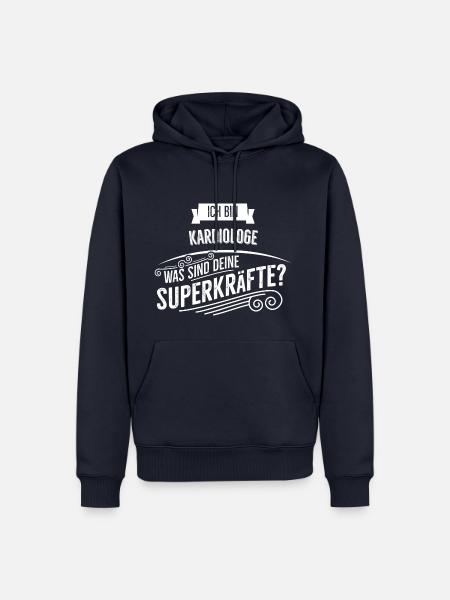 Kardiologe - Männer Premium Bio Hoodie - Navy