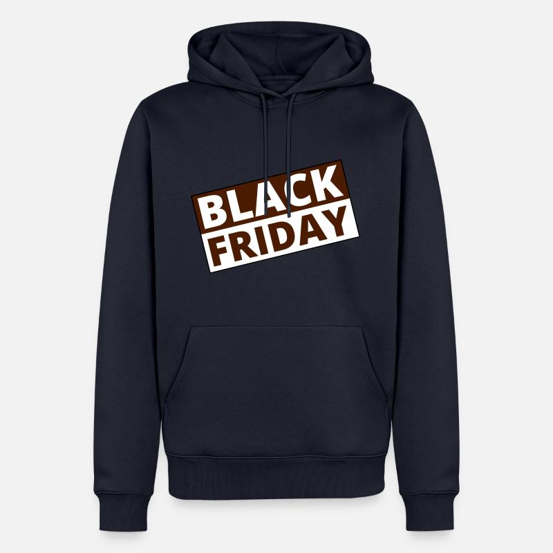 Black Friday - Männer Premium Bio Hoodie - Navy