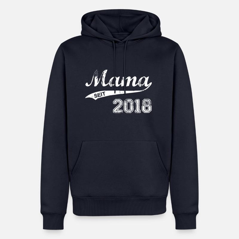 Mama 2018 - Männer Premium Bio Hoodie - Navy
