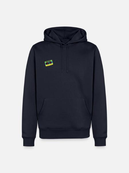 Love Music - Cassette - Men’s Premium Organic Hoodie - navy