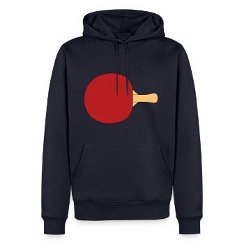 table tennis ping pong tischtennis bat6 - Männer Premium Bio Hoodie - Navy - Vorne - Nico (187cm)