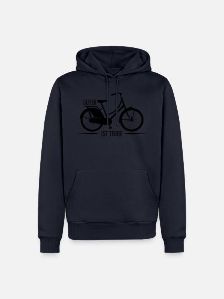 Guter Rad ist teuer - Männer Premium Bio Hoodie - Navy