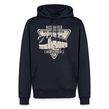 Lustiges Reisebusfahrer Busfahrer Geschenk - Männer Premium Bio Hoodie - Navy - Vorne - Nico (187cm)