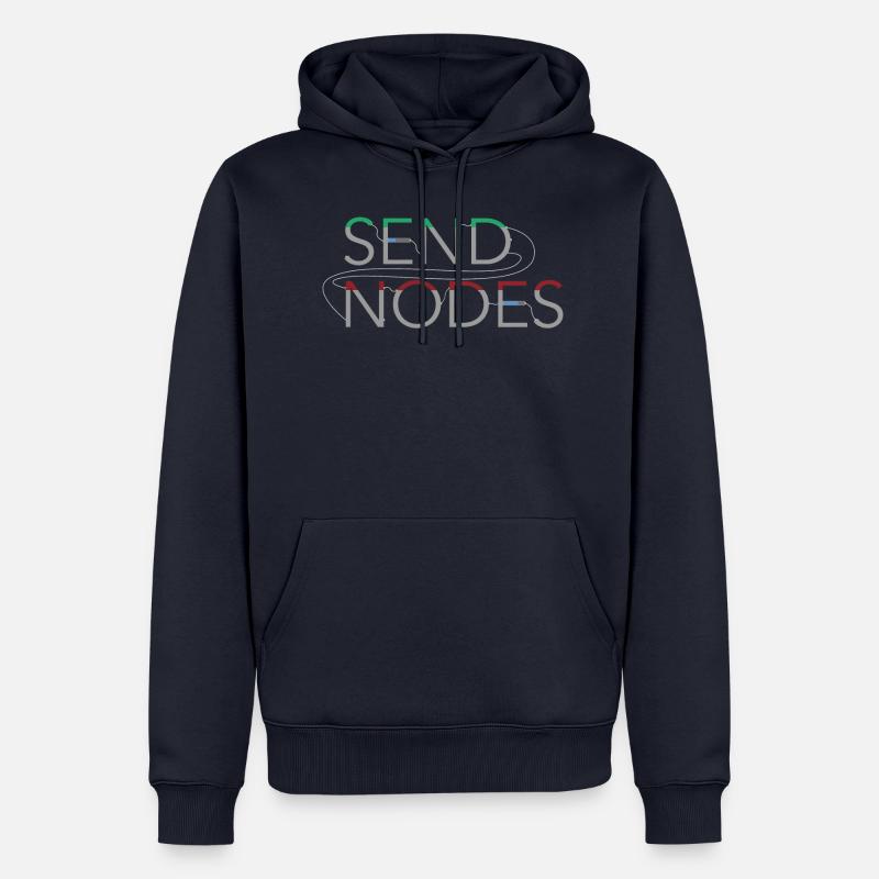 Send Nodes - Blender 3D - Männer Premium Bio Hoodie - Navy