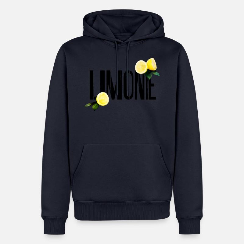 Limone - Männer Premium Bio Hoodie - Navy