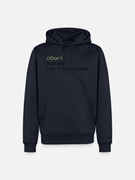 Trust Me I'm a Programmer - Männer Premium Bio Hoodie - Navy