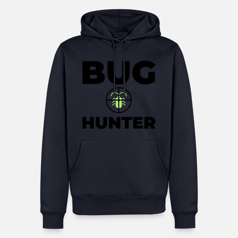 Bug Hunter - Männer Premium Bio Hoodie - Navy