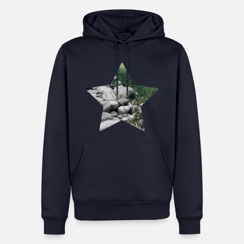 Étoile de la nature - Sweat à capuche Premium bio Homme - bleu marine