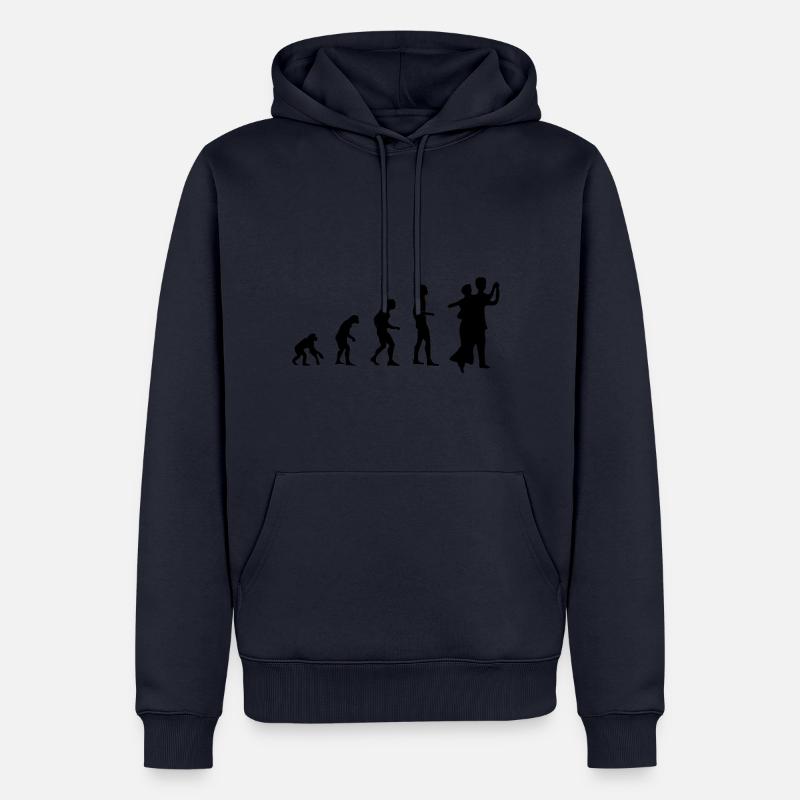 Gesellschaftstanz Tanzen Evolution - Männer Premium Bio Hoodie - Navy