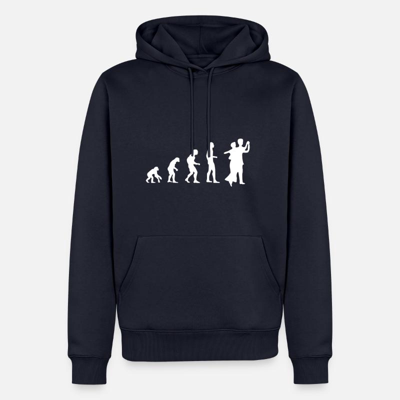 Gesellschaftstanz Tanzen Evolution - Männer Premium Bio Hoodie - Navy