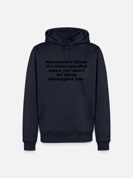 Narcissistic mindset - Men’s Premium Organic Hoodie - navy