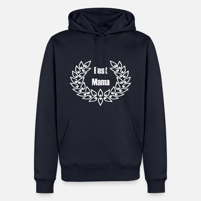 Bester Mama - Best Mama - Beste Mutter - Männer Premium Bio Hoodie - Navy