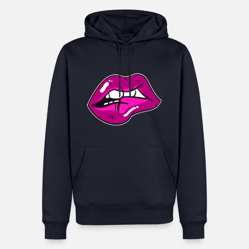 Lippe - Männer Premium Bio Hoodie - Navy