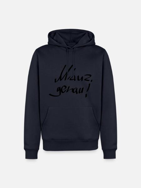 Miauz genau - Männer Premium Bio Hoodie - Navy
