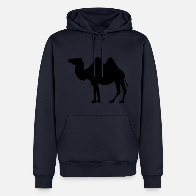 Kamel dromedar Kamel Geschenk - Männer Premium Bio Hoodie - Navy