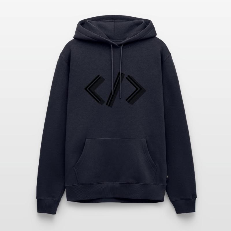 Retro Bracket's - Full Stack Developer HTML XML Männer Premium Bio Hoodie
