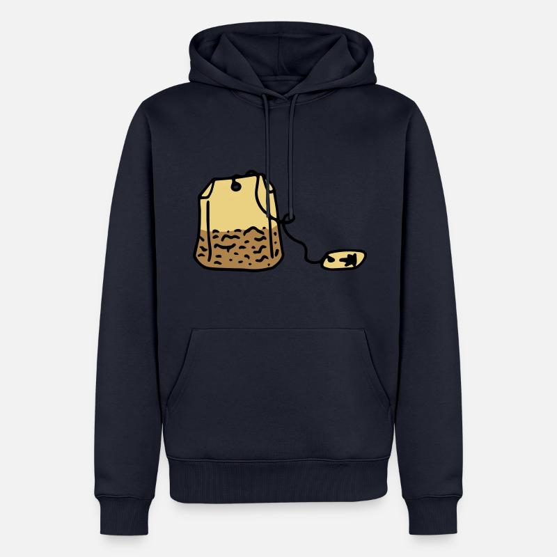 Tee Teebeutel Teetrinker Tea time - Männer Premium Bio Hoodie - Navy