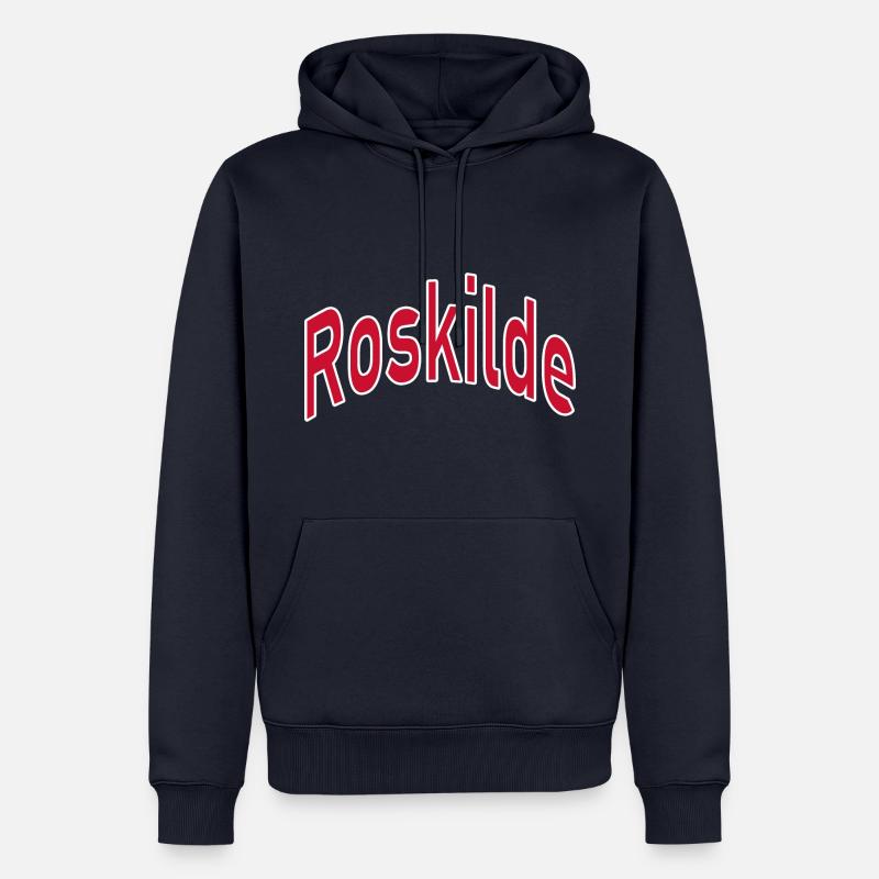 Roskilde - Sweat à capuche Premium bio Homme - bleu marine