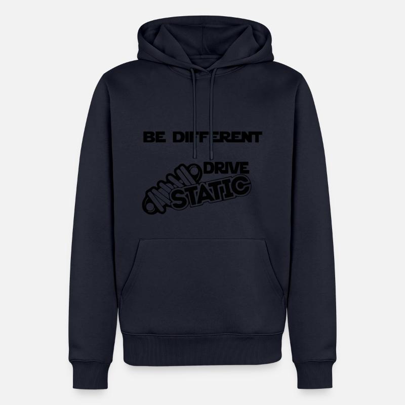 Sei anders! - Männer Premium Bio Hoodie - Navy