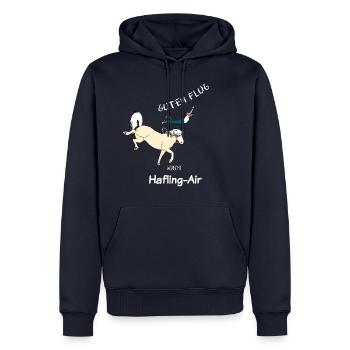 Hafling Air Haflinger Pferd Pferdeliebhaber - Männer Premium Bio Hoodie - Navy - Vorne - Nico (187cm)
