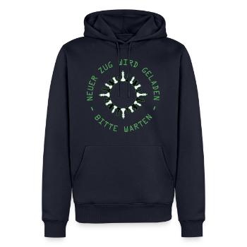 Schach Figuren Neuer Zug Wird Geladen Geschenk - Männer Premium Bio Hoodie - Navy - Vorne - Nico (187cm)