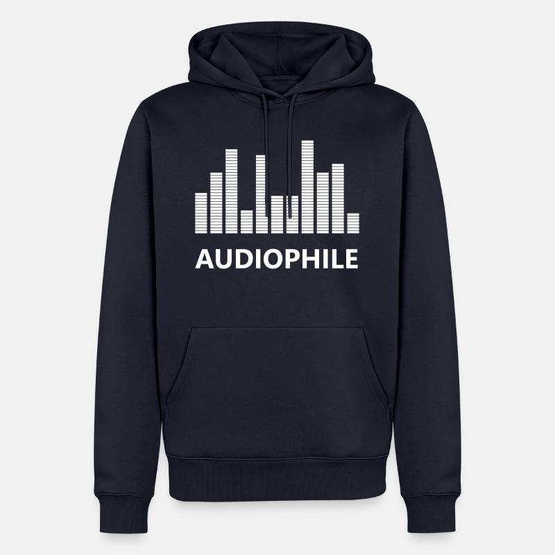 Audiophile Amplifier - Männer Premium Bio Hoodie - Navy