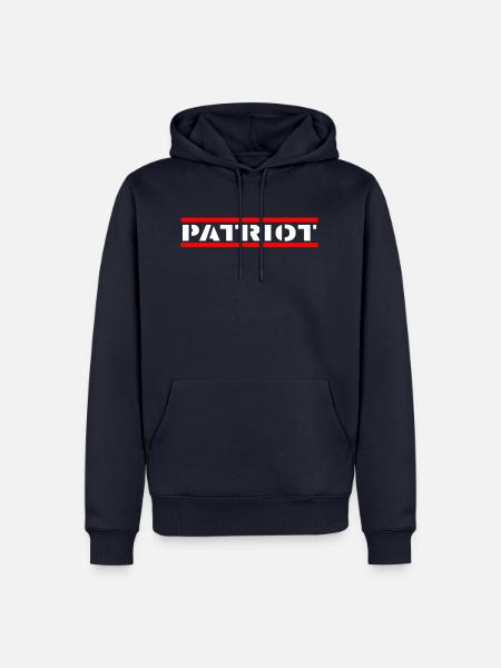 Patriot - Ich bin ein Patriot - Männer Premium Bio Hoodie - Navy