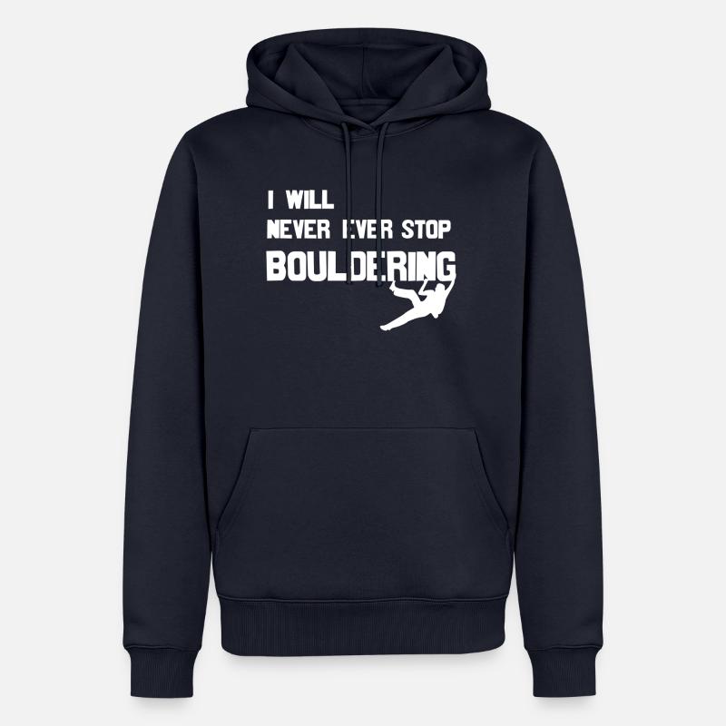 bloc bloc bloc - Sweat à capuche Premium bio Homme - bleu marine