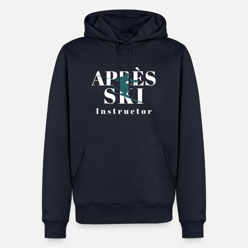 Après-Ski Instructor - Männer Premium Bio Hoodie - Navy