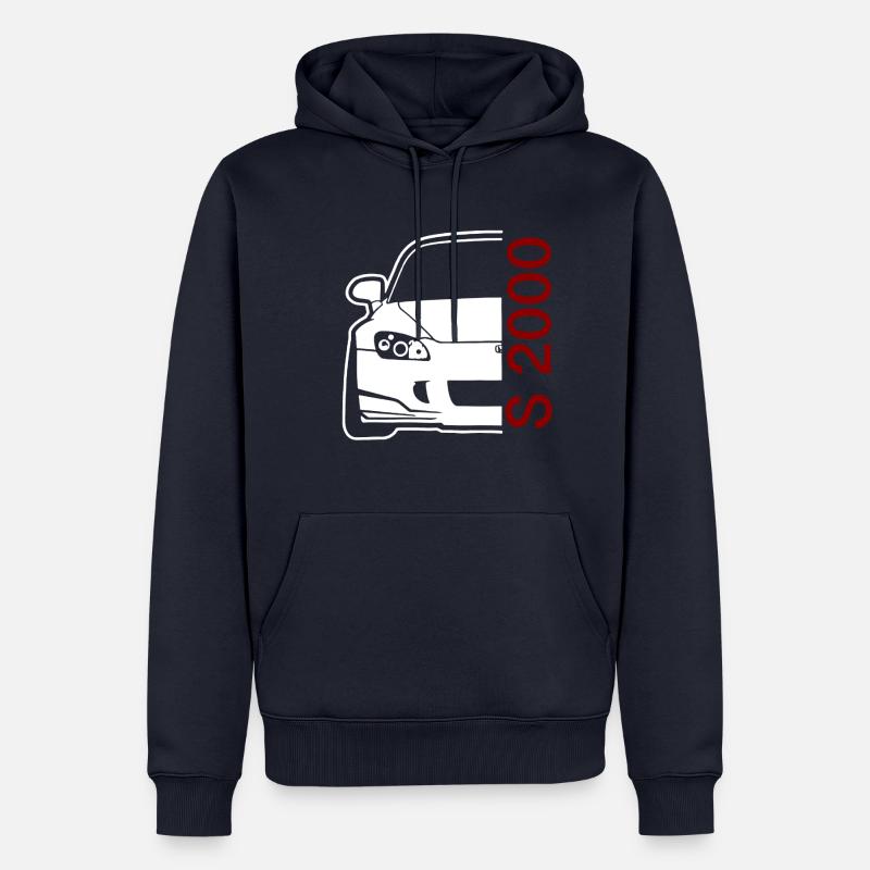 S 2000 Auto - Männer Premium Bio Hoodie - Navy