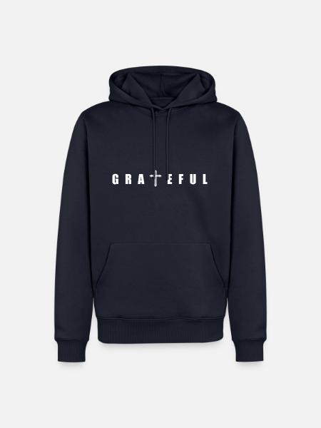 Religion Jesus Christentum Kreuz Christ - Männer Premium Bio Hoodie - Navy