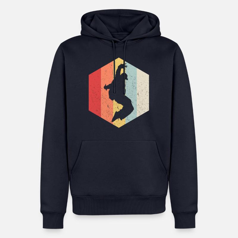 Dance break dance - Sweat à capuche Premium bio Homme - bleu marine