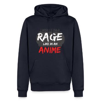 Japon Anime Manga Manga Animes Cadeau - Sweat à capuche Premium bio Homme - bleu marine - Devant - Nico (187cm)