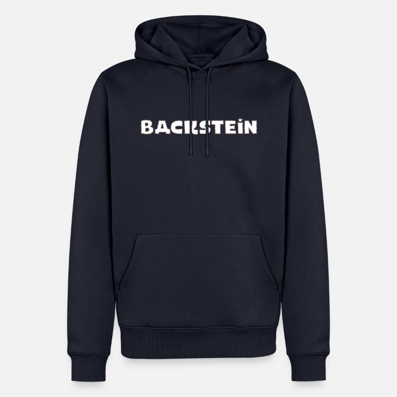 Backstein - Männer Premium Bio Hoodie - Navy