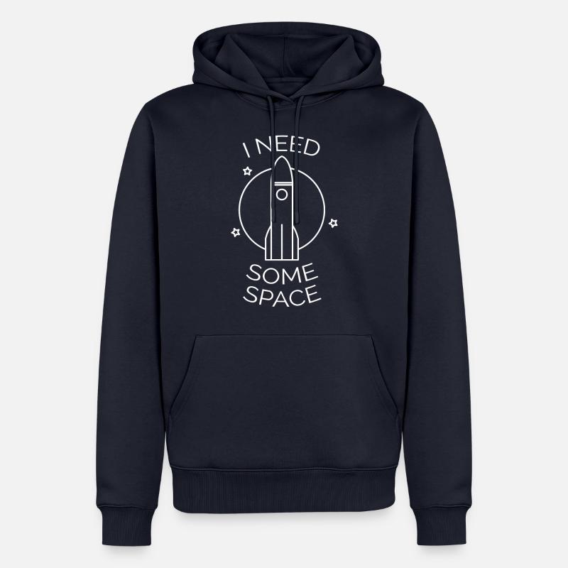 Fusée spatiale cadeau astronaute spatial - Sweat à capuche Premium bio Homme - bleu marine