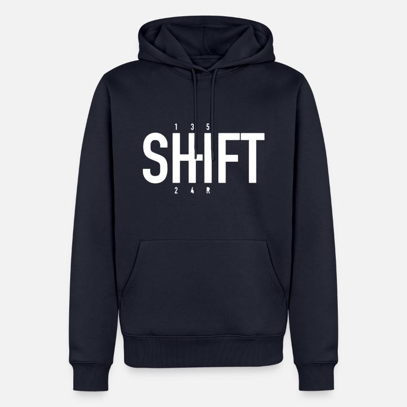 SHIFT - Auto design - Männer Premium Bio Hoodie - Navy