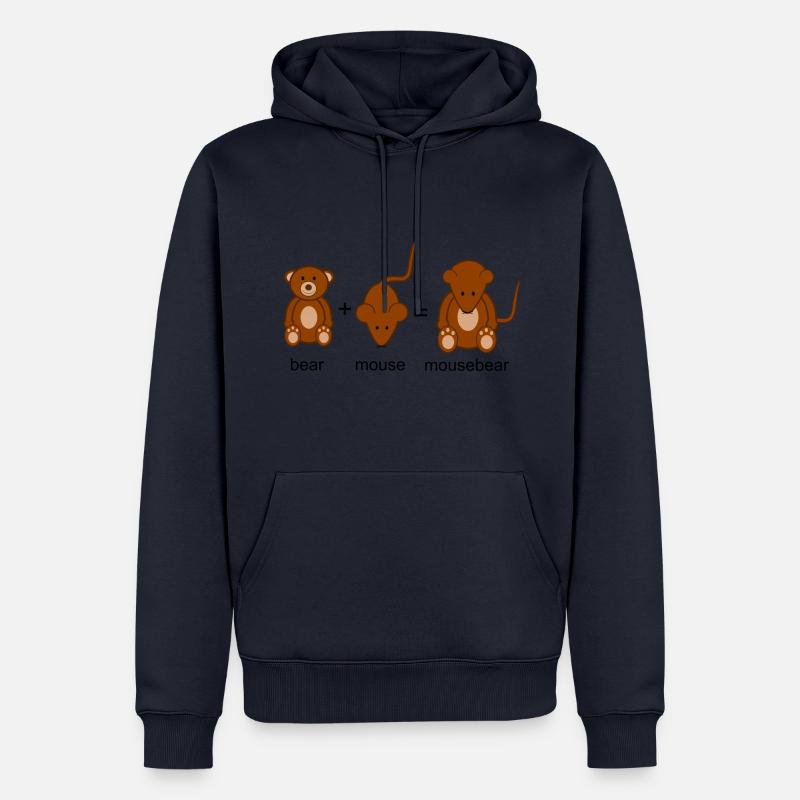 Mausebär - Männer Premium Bio Hoodie - Navy