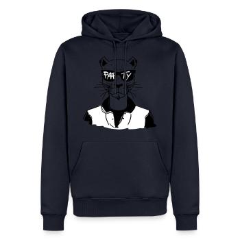Panther Party - Men’s Premium Organic Hoodie - navy - Front - Nico (187cm)